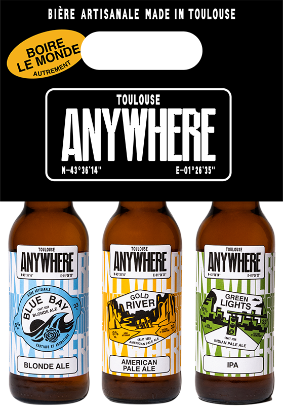 Bière - Coffret 3X33cl - Blue Bay, Gold River, Green Lights